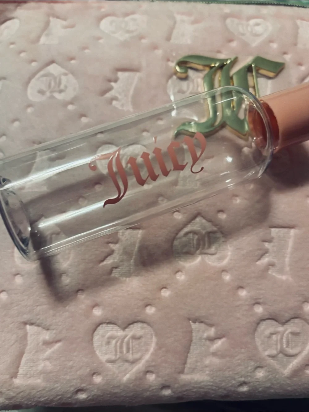 Juicy Couture large velour makeup bag - NWT